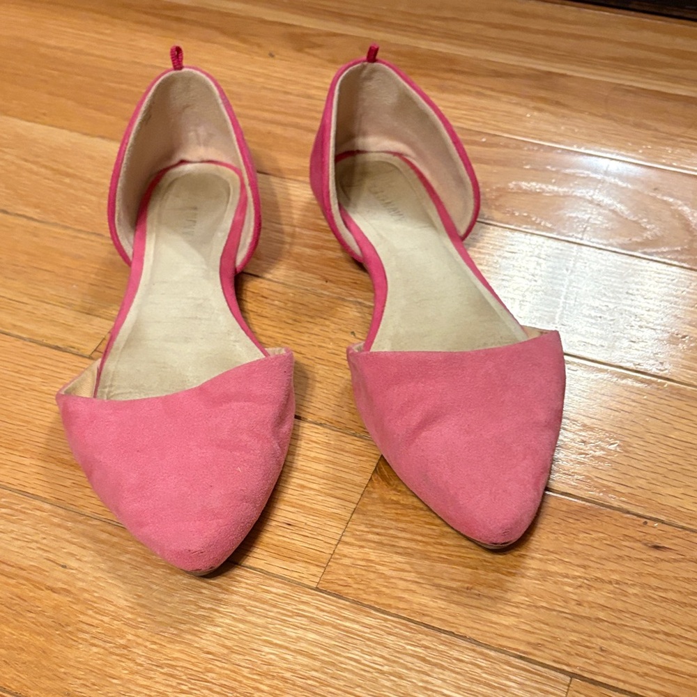 Old Navy Women's Pink D'Orsay Flats - Picture 3 of 4
